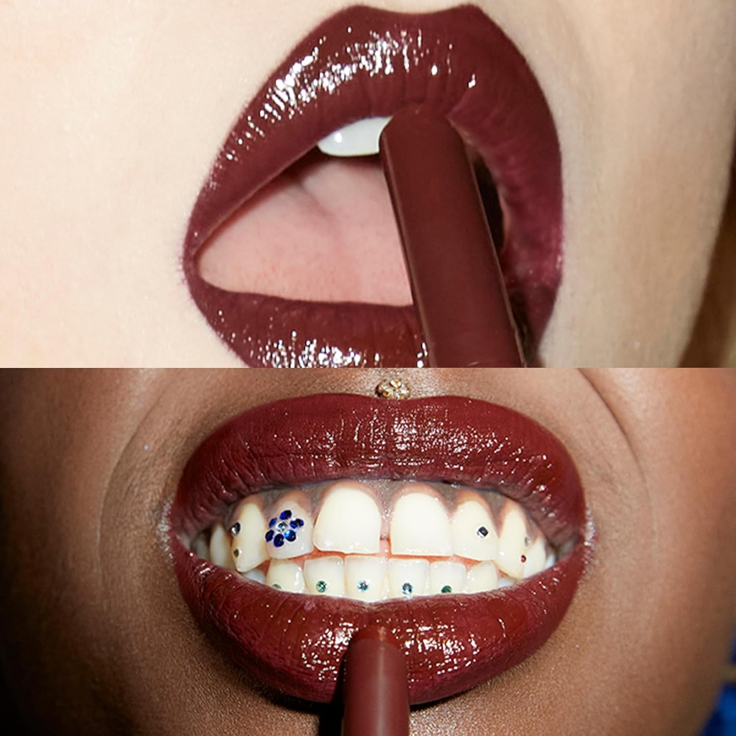 MAKEUP - the Cherry Lip Glaze - Rossetto Effetto Lattice Ciliegia Scuro - Rossetto Con Olio Di Semi Di Lampone E Vitamina E - Formula Cremosa Ad Alta Pigmentazione - Vegan - Cruelty Free