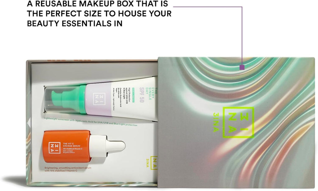 MAKEUP - the Partners in Crime KIT - Kit per La Cura Del Viso Di Routine Mattutina - the Vit C Orange Serum + the Every Single Day SPF 50 - Set Di Skincare - Vegan - Cruelty Free