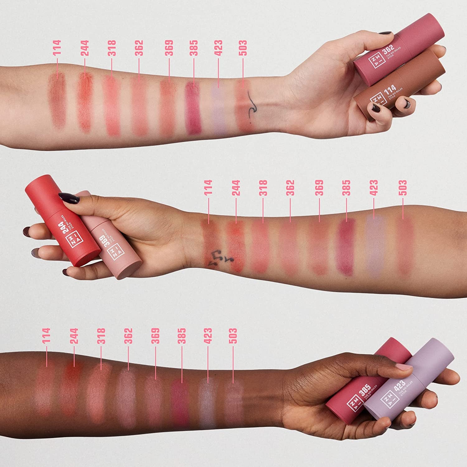 MAKEUP - the No-Rules Stick 503 - Nudo - Blush in Crema Con Acido Ialuronico per Occhi Labbra E Guance - Finitura Naturale - Vegan - Cruelty Free
