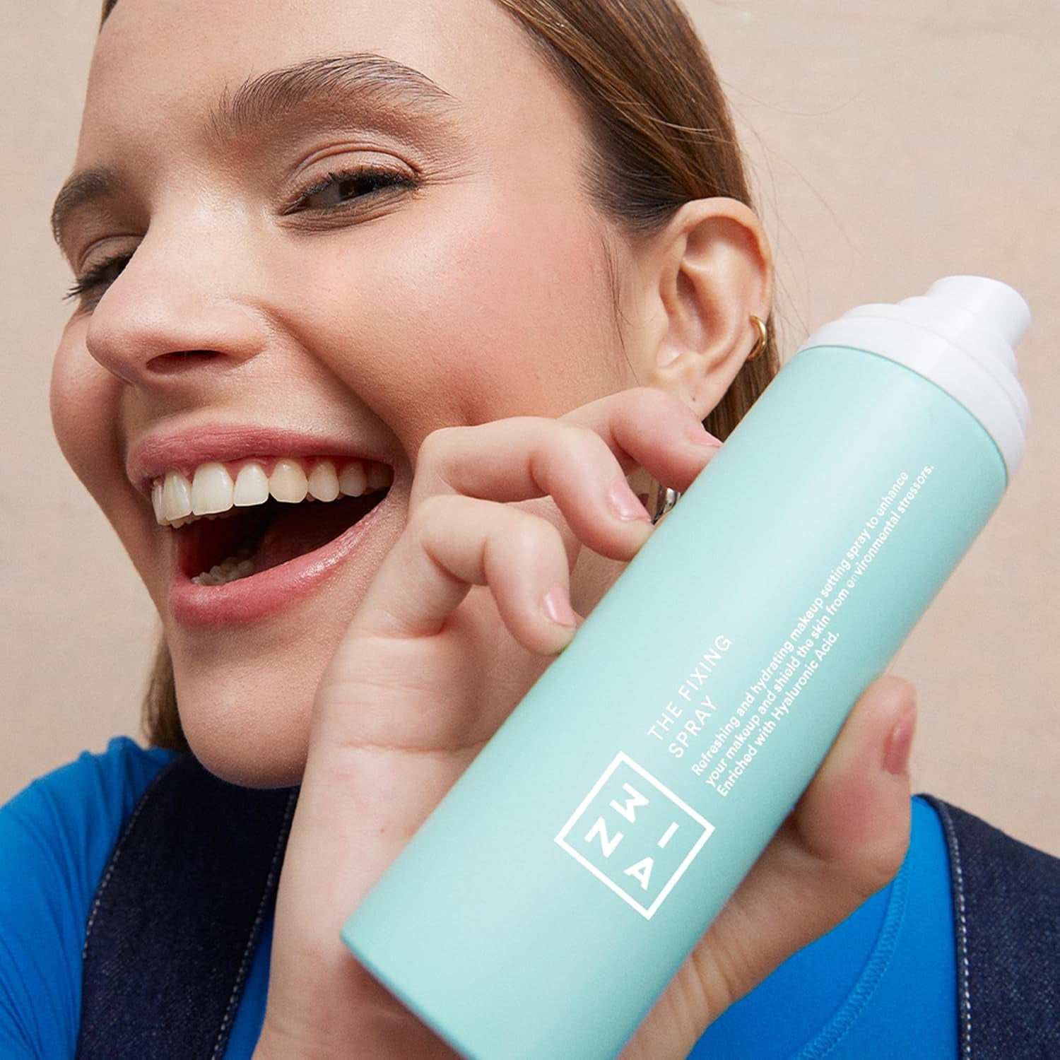 MAKEUP - the Fixing Spray - Spray Fissante Trucco Idratante Con Caffeina & Acido Ialuronico - Setting Spray Rinfrescante Di Asciugatura Rapida - Tutti Tipi Di Pelle - Vegan - Cruelty Free