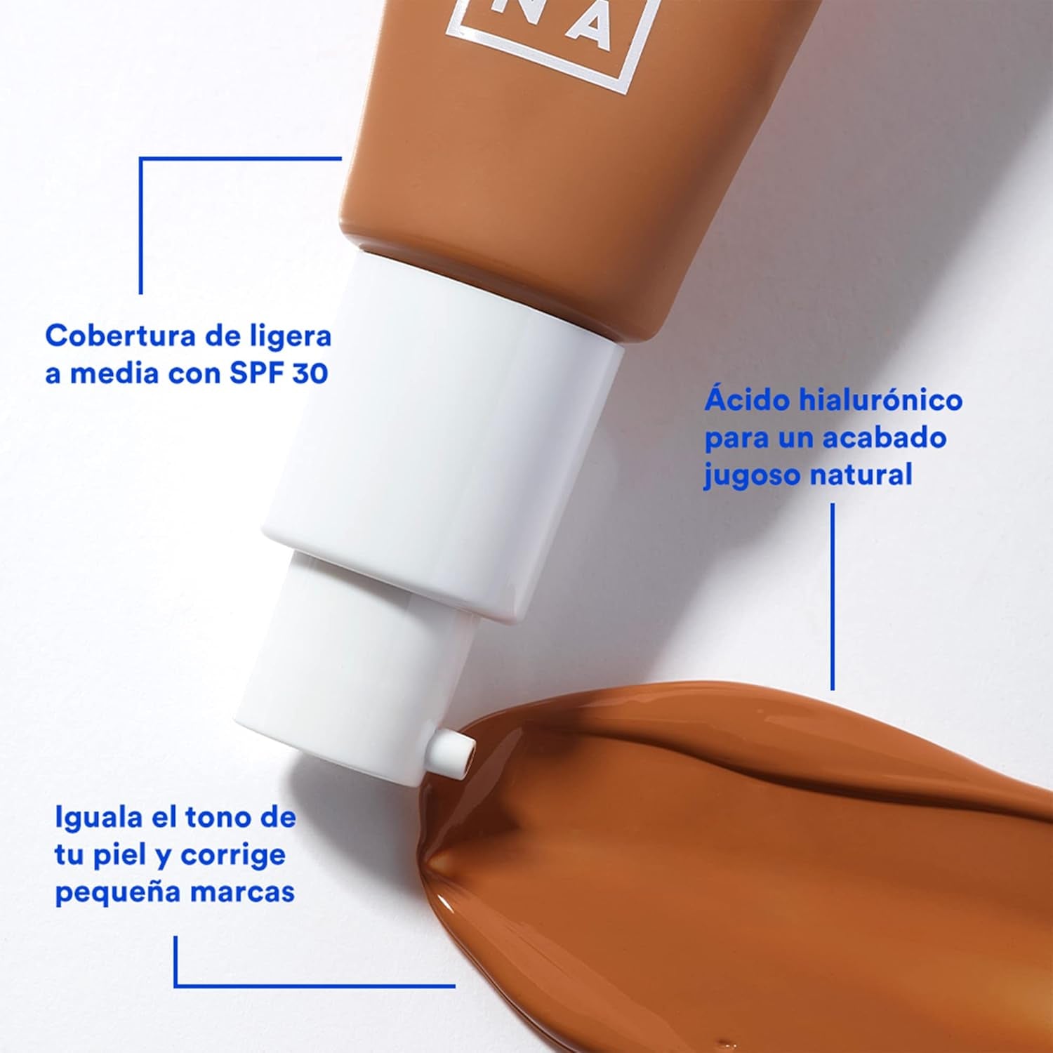 MAKEUP - the Tinted Moisturizer SPF30 613 - BB Cream Nudo - Fondotinta Idratante Con Acido Ialuronico E Protezione Solare SPF 30 - Crema Colorata Viso - Vegan - Cruelty Free