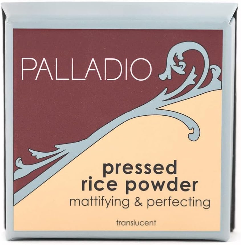 , Polvere Di Riso Compatta Con Specchio, Trucco Opacizzante Che Dura Tutto Il Giorno, Assorbe Istintivamente L'Olio, Funziona Da Sola O Con Il Trucco, Translucent