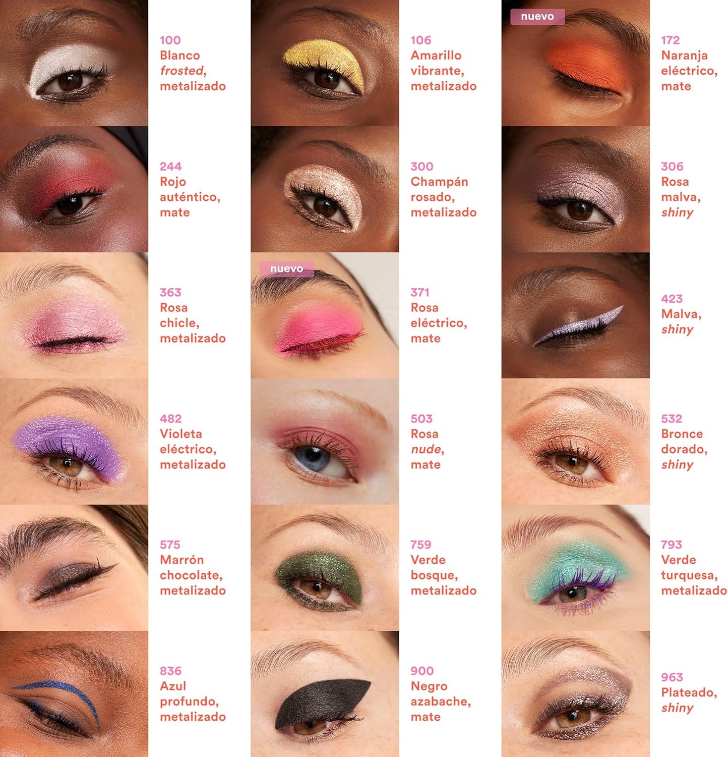 MAKEUP - the 24H Cream Eyeshadow 363 - Ombretto Occhi Rosa Ad Asciugatura Rapida - Ombretto in Crema Impermeabile Con Finitura Opaca Brillante Glitter O Mate - Vegan - Cruelty Free