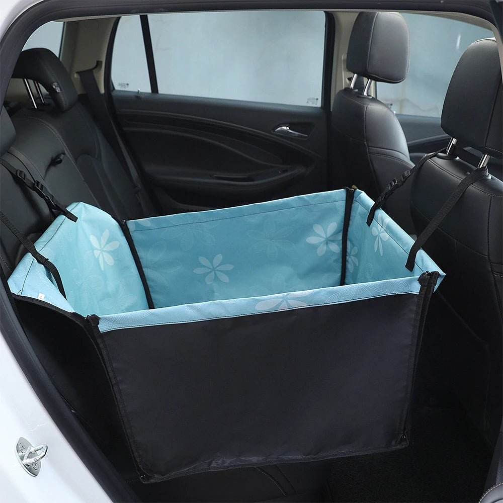 Oxford Pet Dog Carrier Waterproof Pet Car Seat Pad Mat for Dogs Cats Foldable Dog Seat Bag Basket Pet Travel Accessories Hammock