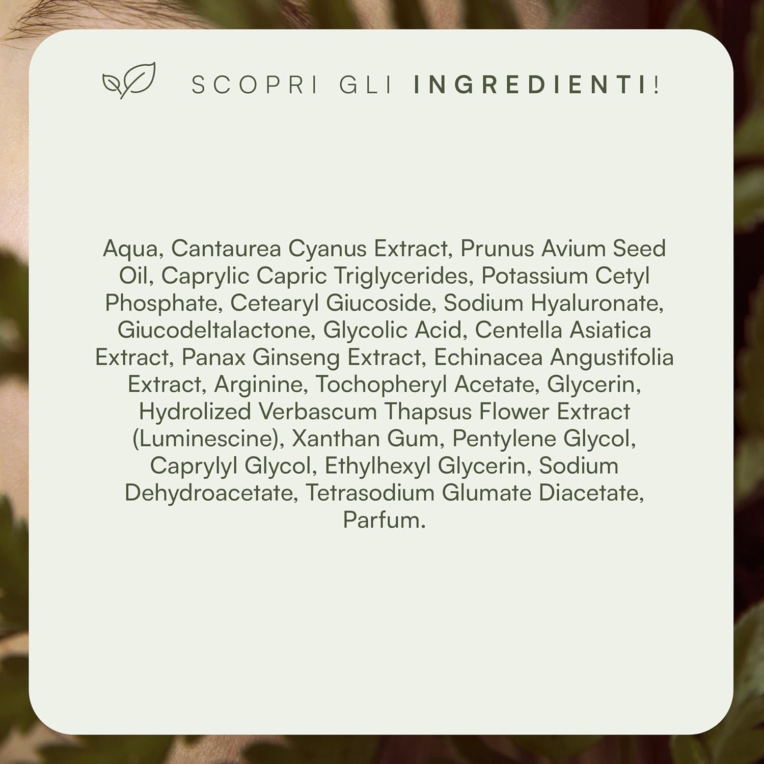 | Crema Ringiovanente Idratante Pro-Age Con Luminescine, Olio Di Ciliegia E Acido Ialuronico Prodotto Naturale Senza Parabeni, Dermatologicamente Testato, Made in Italy, 50 Ml