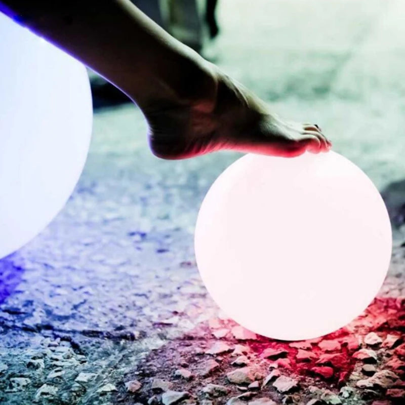 Remote Control Garden Lawn Lamp Waterproof Christmas LED Glowing Ball Landscape Illuminated Outdoor Holiday Lights Decoration