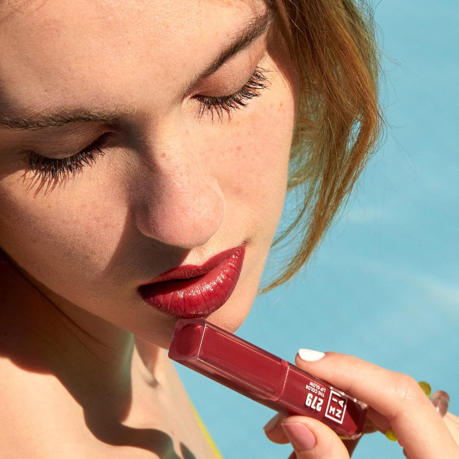 MAKEUP - the Color Lip Glow 279 - Rosso Marrone - Rosetto Rosso Marrone Burroacaco Di Karite per Nutrire Le Labbra - Rosetti Luminoso Lucido - Vegan - Cruelty Free