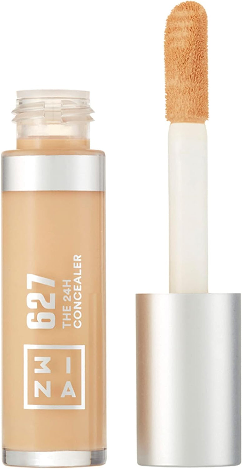 MAKEUP - the 24H Concealer 627 - Nudo Ultra Leggero - Corretore Liquido -24H Lunga Durata - Corretori Fondotinta Liquido - Copre Occhiaie E Piccole Rughe - Bacchetta - Vegan - Cruelty Free