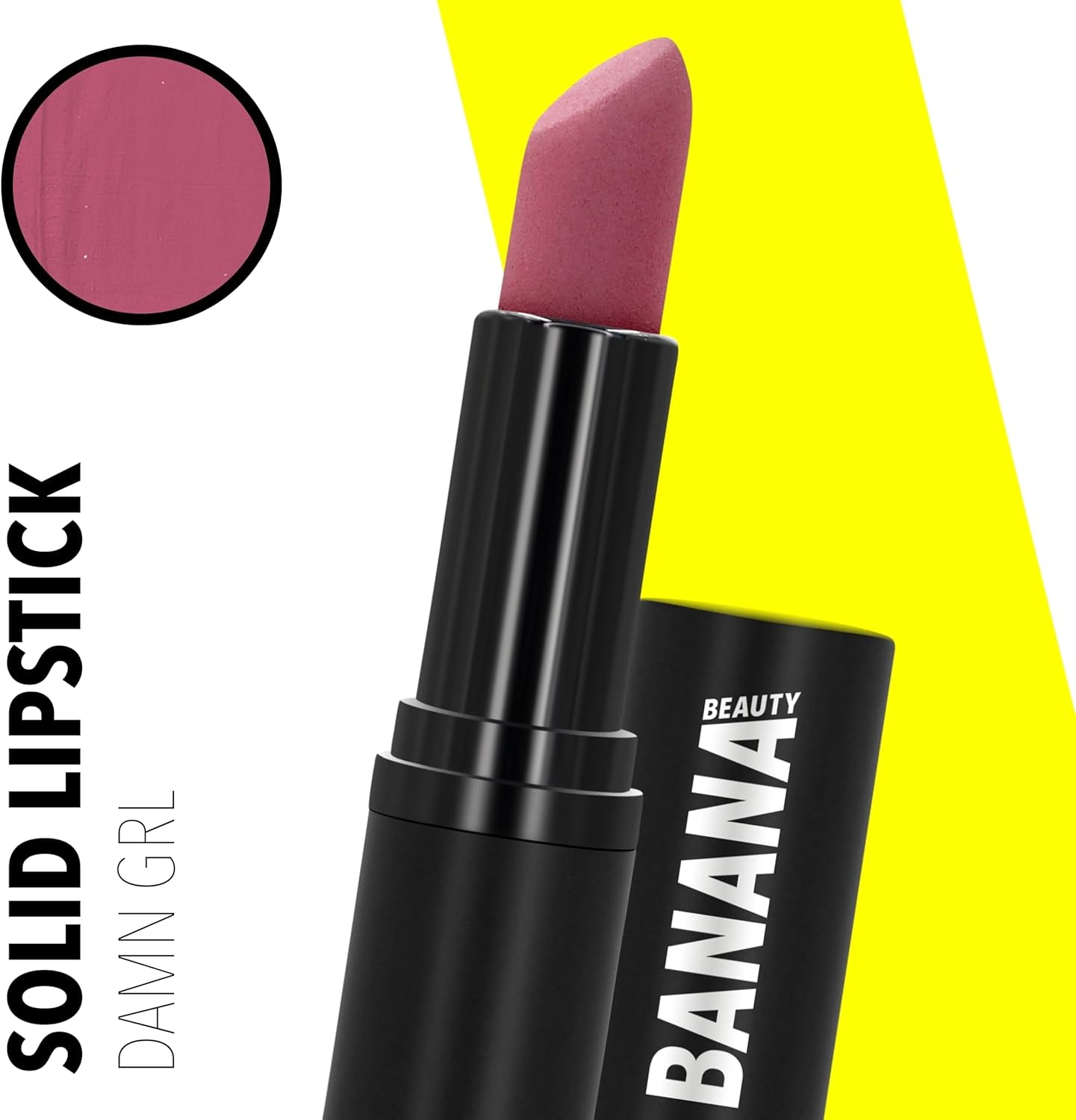 Solid Lipstick (Damn Grl) – Rossetto per Labbra Volumizzate – Nutriente E Volumizzante – Rossetto Lunga Durata – Rossetti Matte