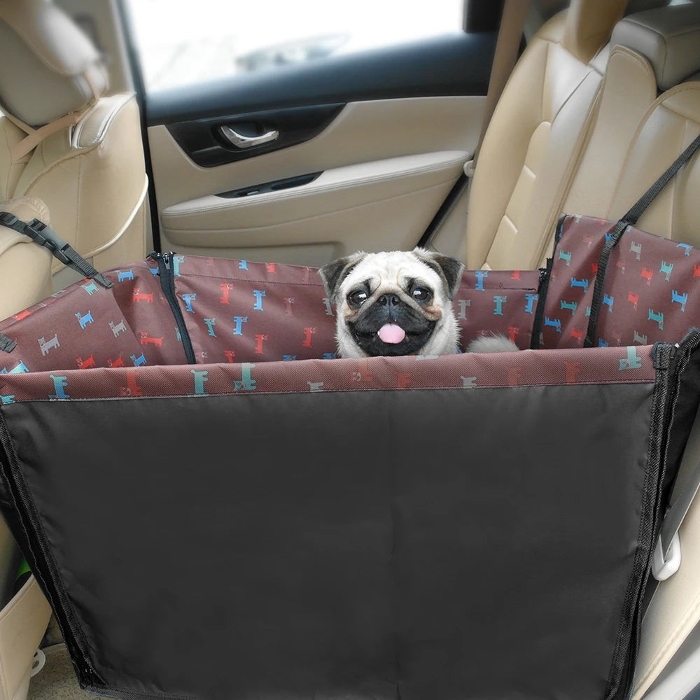 Oxford Pet Dog Carrier Waterproof Pet Car Seat Pad Mat for Dogs Cats Foldable Dog Seat Bag Basket Pet Travel Accessories Hammock