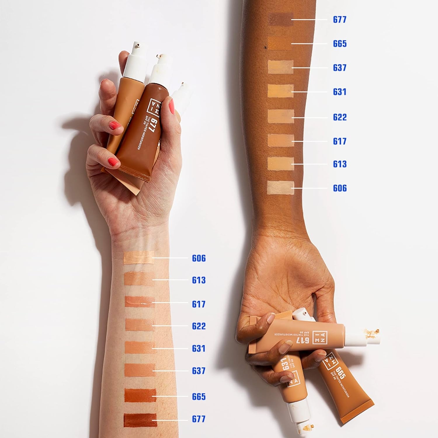 MAKEUP - the Tinted Moisturizer SPF30 613 - BB Cream Nudo - Fondotinta Idratante Con Acido Ialuronico E Protezione Solare SPF 30 - Crema Colorata Viso - Vegan - Cruelty Free