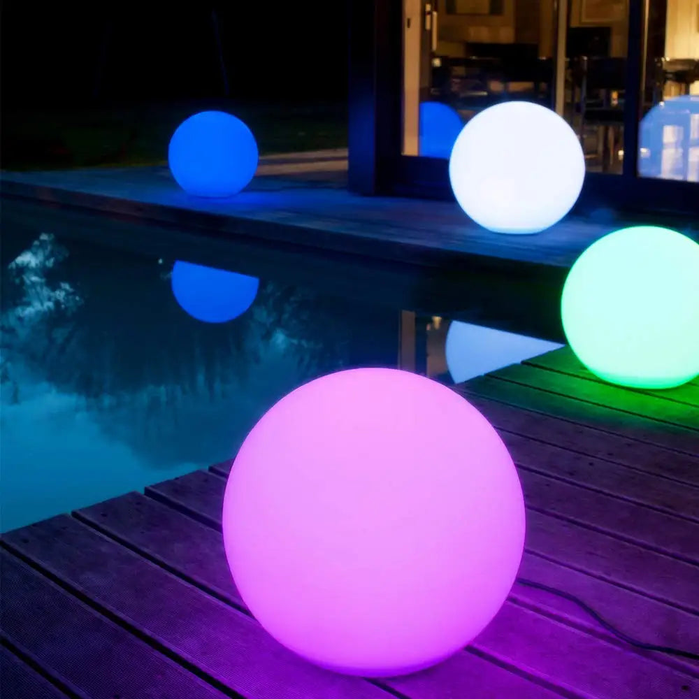 Remote Control Garden Lawn Lamp Waterproof Christmas LED Glowing Ball Landscape Illuminated Outdoor Holiday Lights Decoration