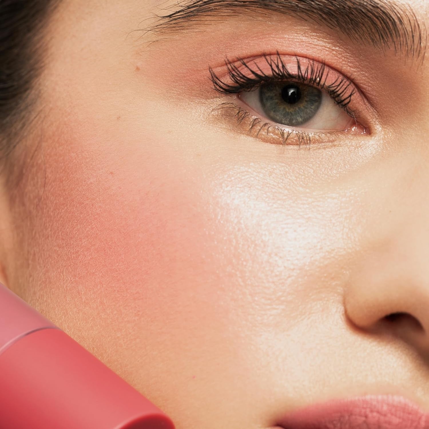 MAKEUP- the Color Lip Oil 362 + the No-Rules Cream 362 - Balsamo Labbra Rosa Con Acido Ialuronico + Blush in Crema Con Olio Di Mandorle - Blush per Occhi Labbra E Guance - Vegan - Cruelty Free