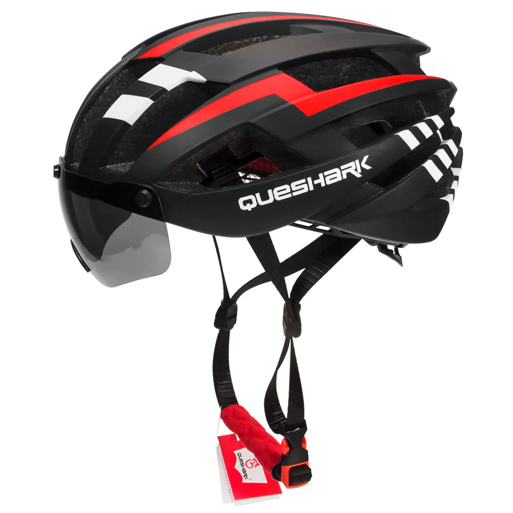 Men Women Cycling Helmet MTB Road Bike Bicycle Motorcycle Riding Removable Yellow Colorful Silver Blue Lens QE115