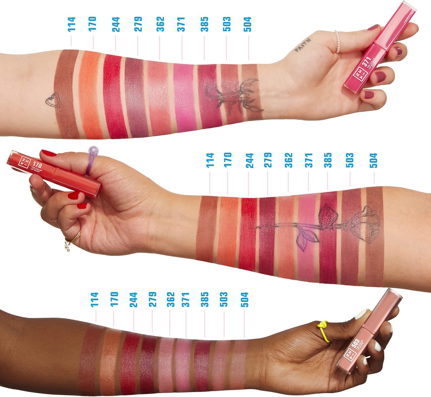 MAKEUP - the Color Lip Glow 504 - Tortora Nude - Rosetto Tortora Nude Burroacaco Di Karite per Nutrire Le Labbra - Rosetti Luminoso Lucido - Vegan - Cruelty Free