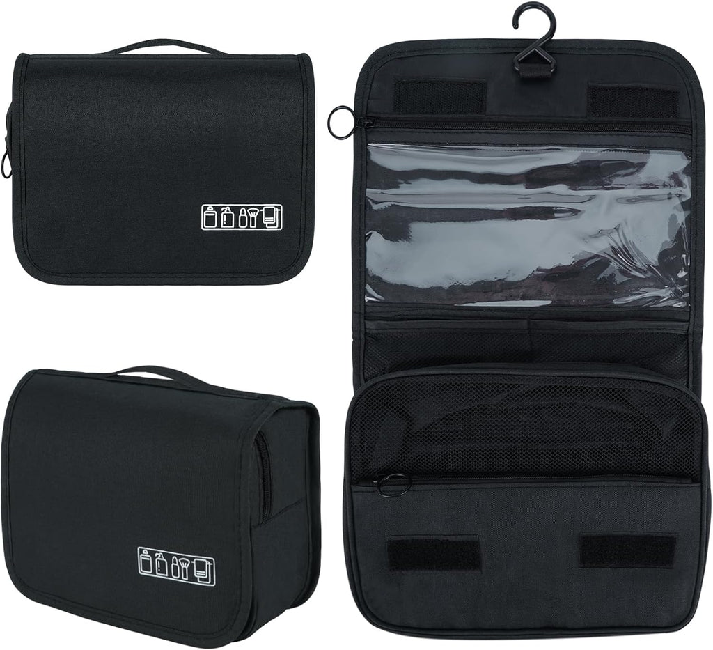 Beauty Case Da Viaggio Donna, Beauty Case Donna Uomo Trousse Da Viaggio Travel Essentials Porta Trucchi Da Viaggio Borsa Da Toilette Pensata Da Viaggio (Nero)