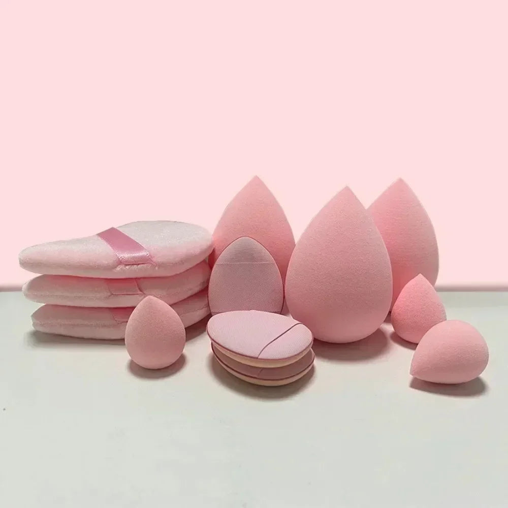 12PCS Makeup Sponge Blender Beauty Egg Soft Cosmetic Puff Foundation Sponges Powder Puff Women Makeup Products Women Beauty Tool