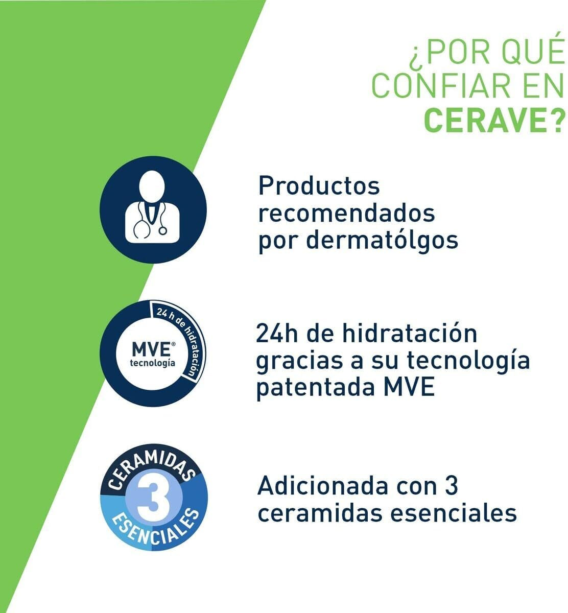 Cerave Crema Schiumosa Detergente Idratante Viso per Pelli Normali a Secche, 473 Ml