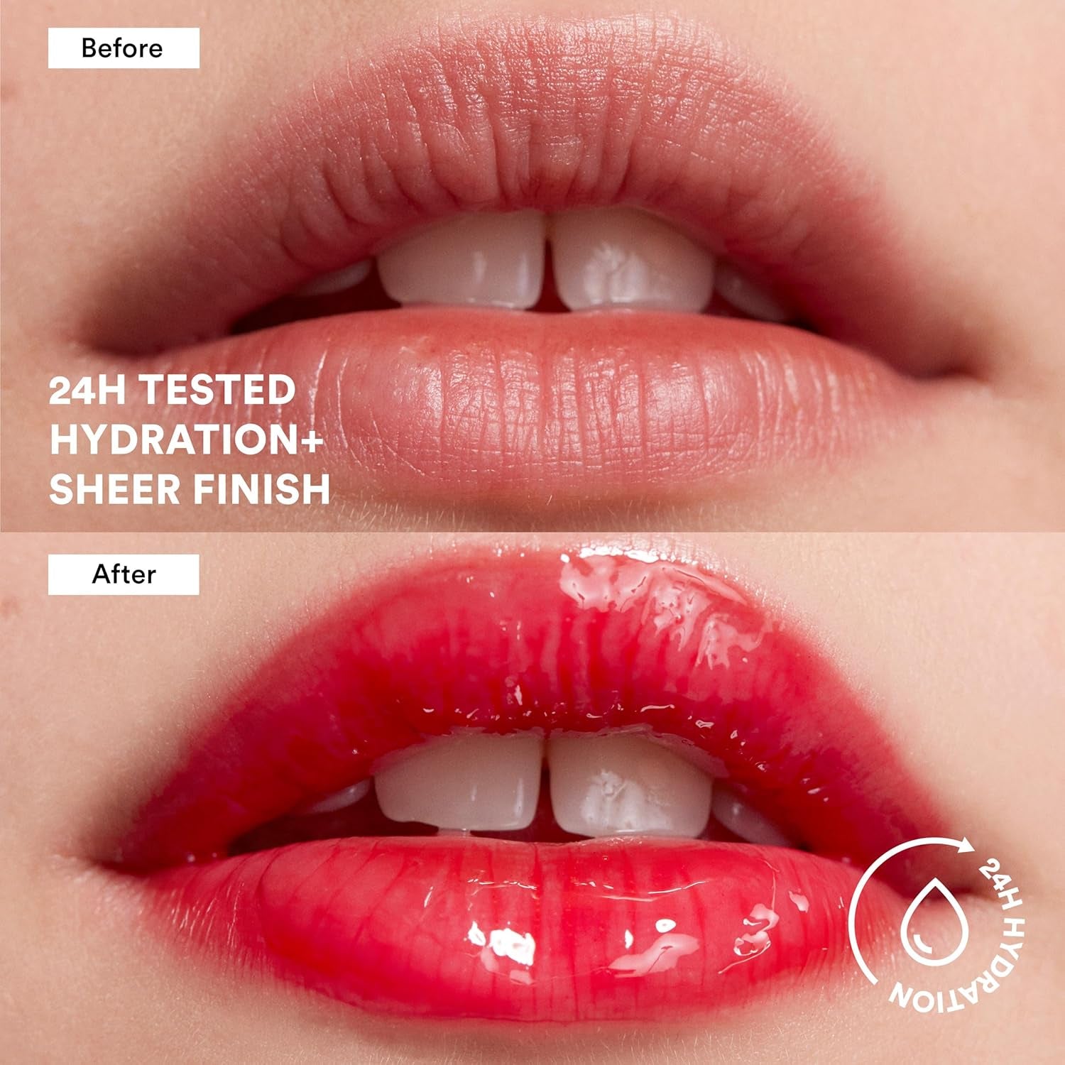 MAKEUP - the Color Lip Oil 575 + the Color Pen Eyeliner 575 - Balsamo Labbra Marrone Con Acido Ialuronico + Eyeliner Marrone 10H Lunga Durata - Alta Pigmentazione - Vegan - Cruelty Free