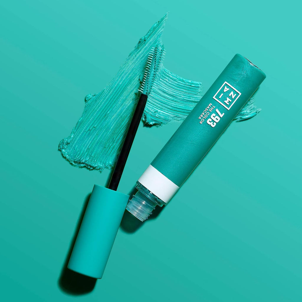 MAKEUP - the Color Mascara 793 Turchese - Colorato Con Cheratina Vegetale per Ciglia - Volumizzante per Occhi Sensibili - Vegan - Cruelty Free