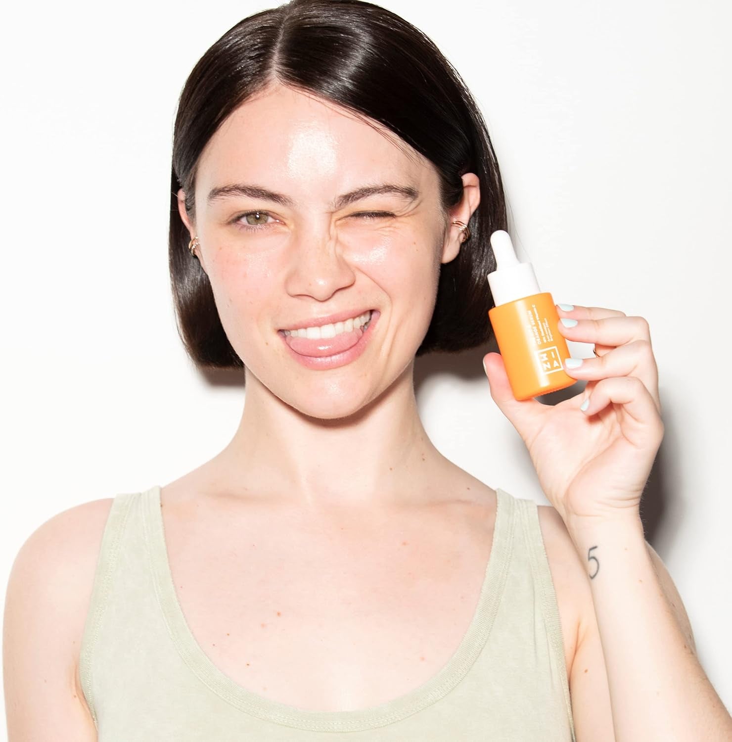 MAKEUP - Vegan - the Vit C Orange Serum + the Every Single Day SPF50-15% Di Vitamina C Stabilizzata - Crema Solare SPF 50 - Skincare Set