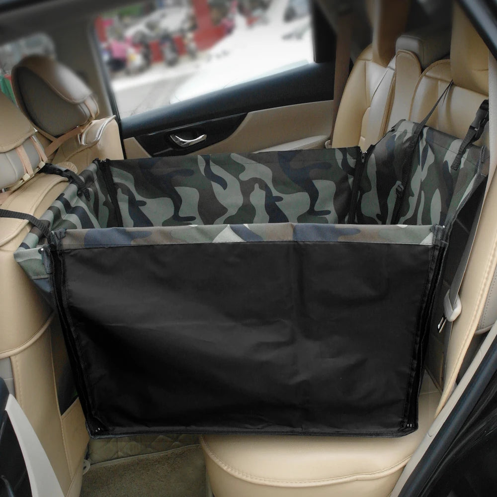 Oxford Pet Dog Carrier Waterproof Pet Car Seat Pad Mat for Dogs Cats Foldable Dog Seat Bag Basket Pet Travel Accessories Hammock