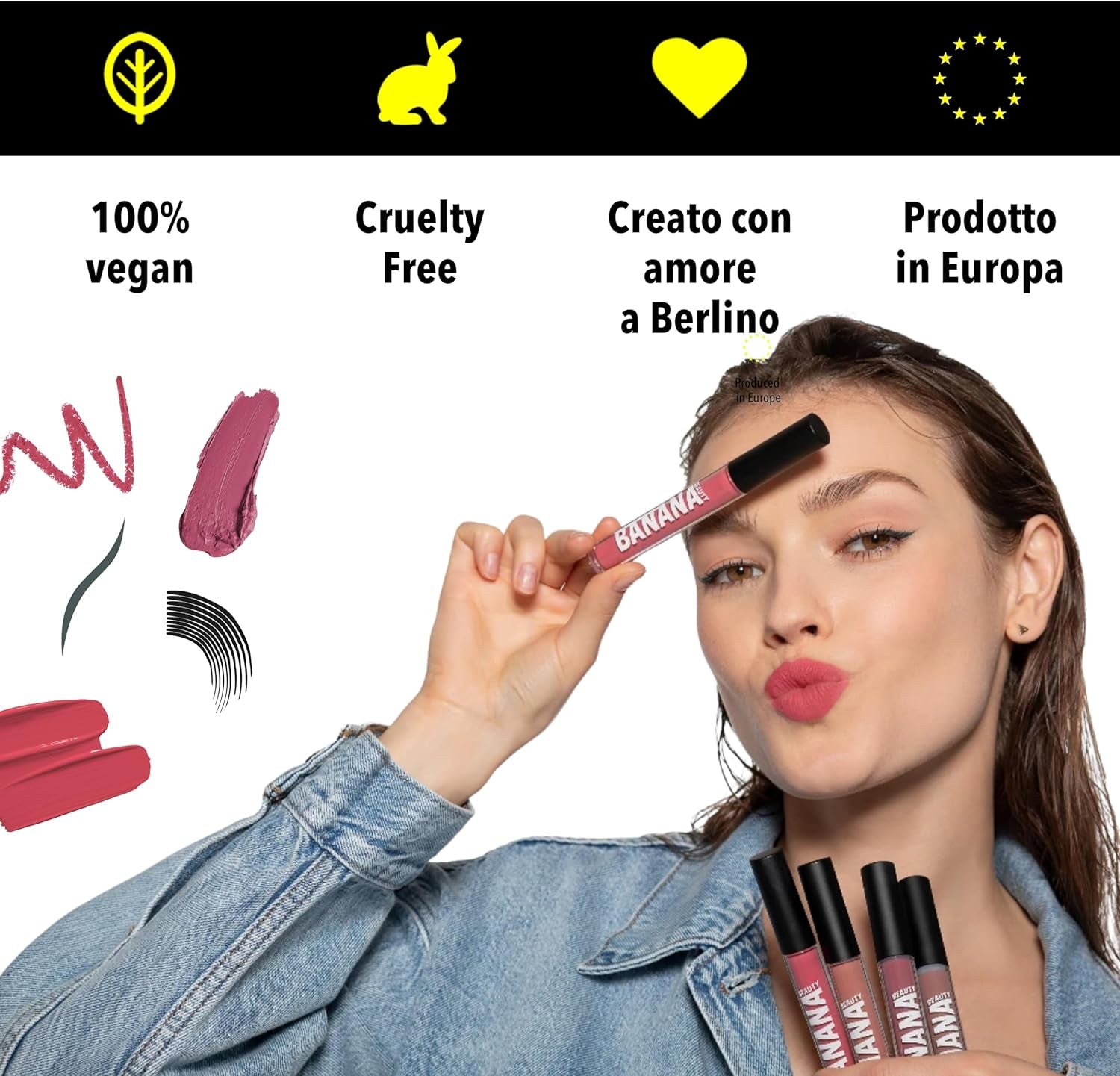 Solid Lipstick (Damn Grl) – Rossetto per Labbra Volumizzate – Nutriente E Volumizzante – Rossetto Lunga Durata – Rossetti Matte