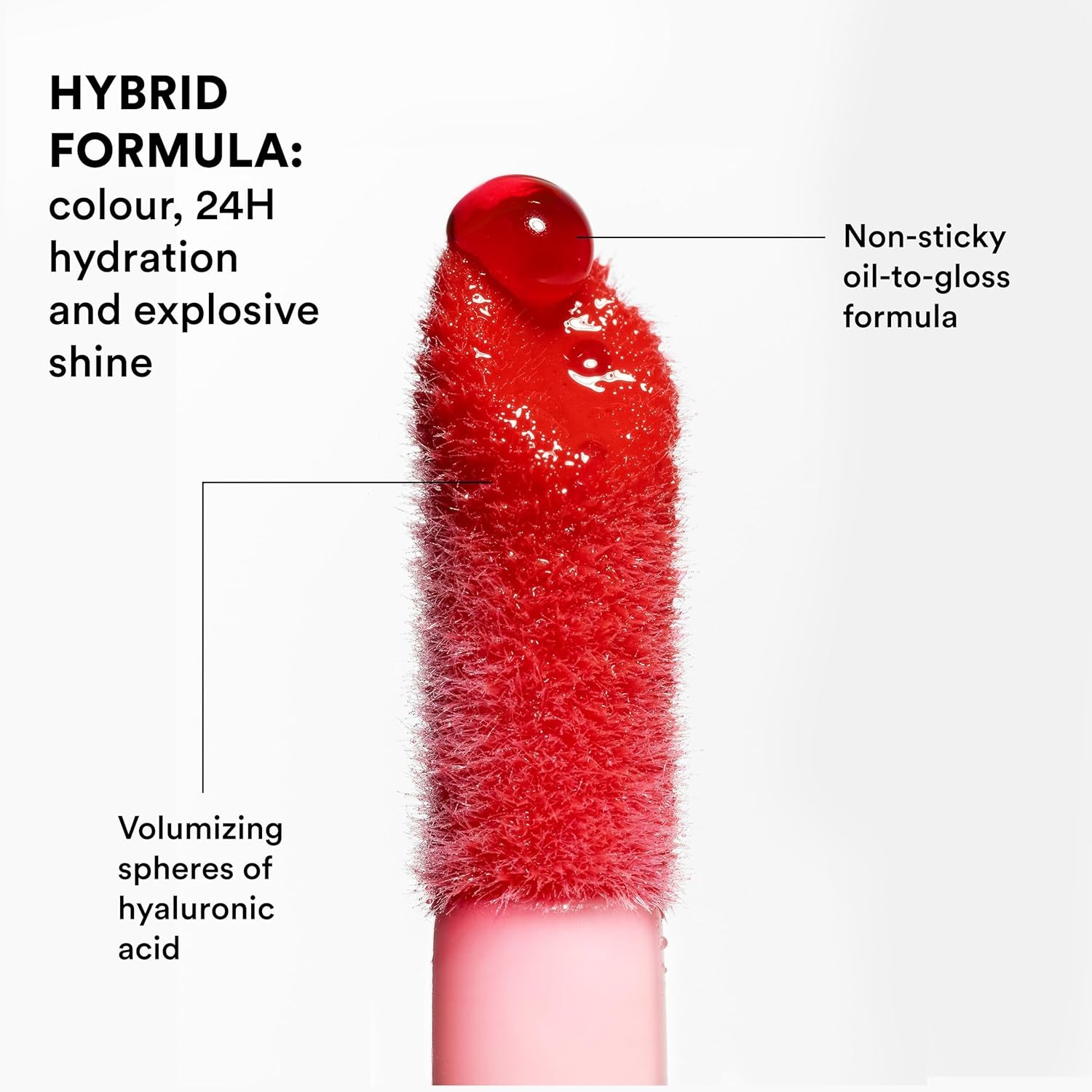 MAKEUP - the Color Lip Oil 900 + the 24H Automatic Eye Pencil 900 - Balsamo Labbra Nero Con Acido Ialuronico E 24H Idratazione + Matita Nero a Lunga Durata Impermeabile - Vegan - Cruelty Free