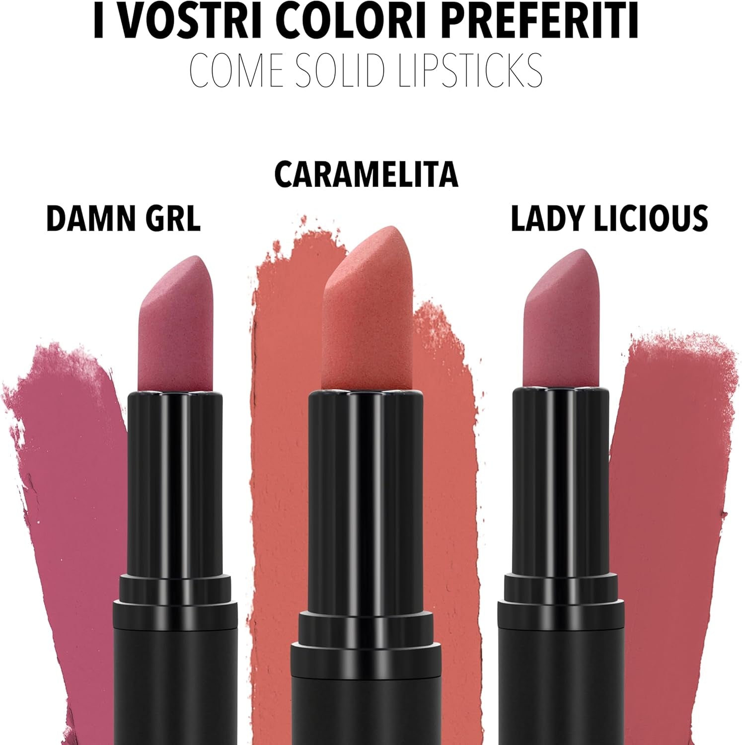 Solid Lipstick (Damn Grl) – Rossetto per Labbra Volumizzate – Nutriente E Volumizzante – Rossetto Lunga Durata – Rossetti Matte