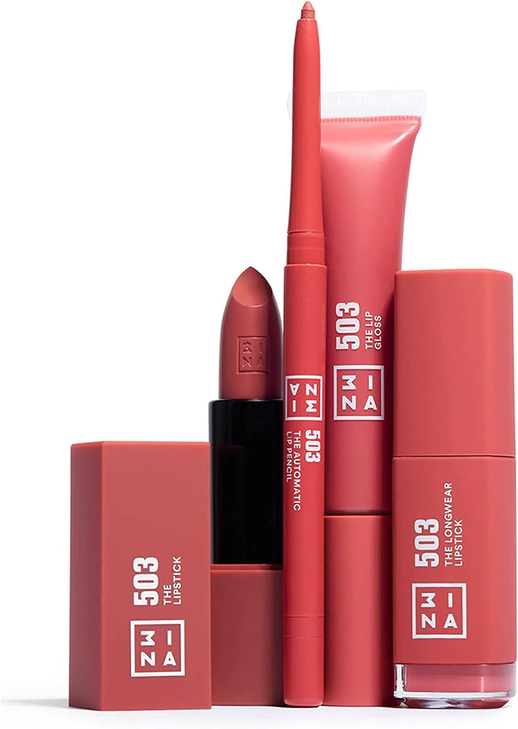 MAKEUP - Vegan - the Lip Gloss 503 - Nudo - Effetto Specchio - Look Lucido - Apparenza Cremosa - Altamente Pigmentato - Lucidalabbra Con Bacchetta -Formula Idratante - Cruelty Free