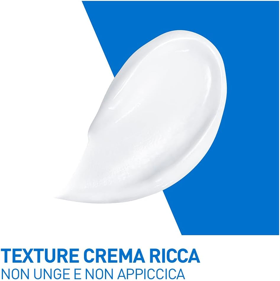 Crema Idratante Viso E Corpo, per Pelle Secca, Con Acido Ialuronico 340G + Travel Size Detergente Idratante 20Ml & Crema Idratante Viso E Corpo per Pelle Secca 177Ml + Detergente 20Ml