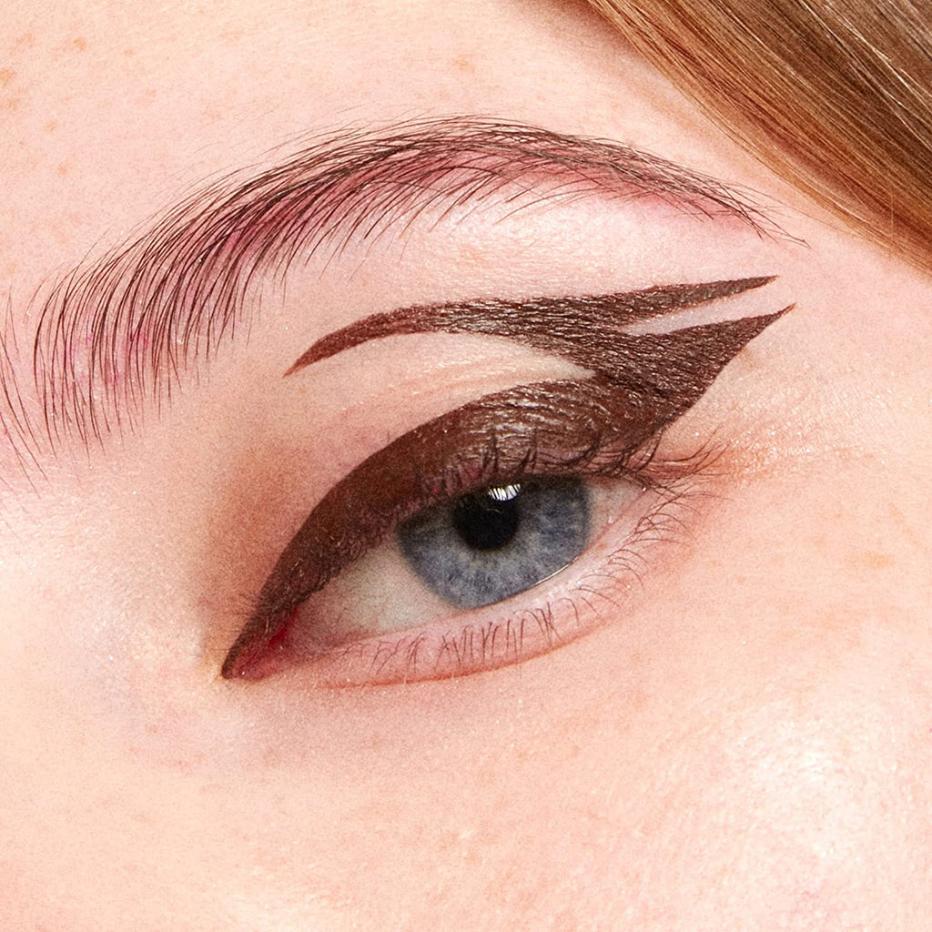 MAKEUP - the Color Lip Oil 575 + the Color Pen Eyeliner 575 - Balsamo Labbra Marrone Con Acido Ialuronico + Eyeliner Marrone 10H Lunga Durata - Alta Pigmentazione - Vegan - Cruelty Free