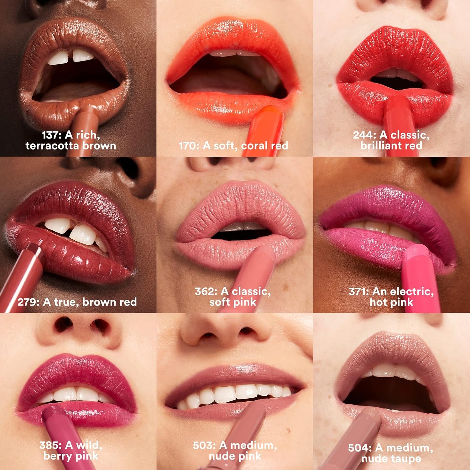MAKEUP - the Color Lip Glow 279 - Rosso Marrone - Rosetto Rosso Marrone Burroacaco Di Karite per Nutrire Le Labbra - Rosetti Luminoso Lucido - Vegan - Cruelty Free