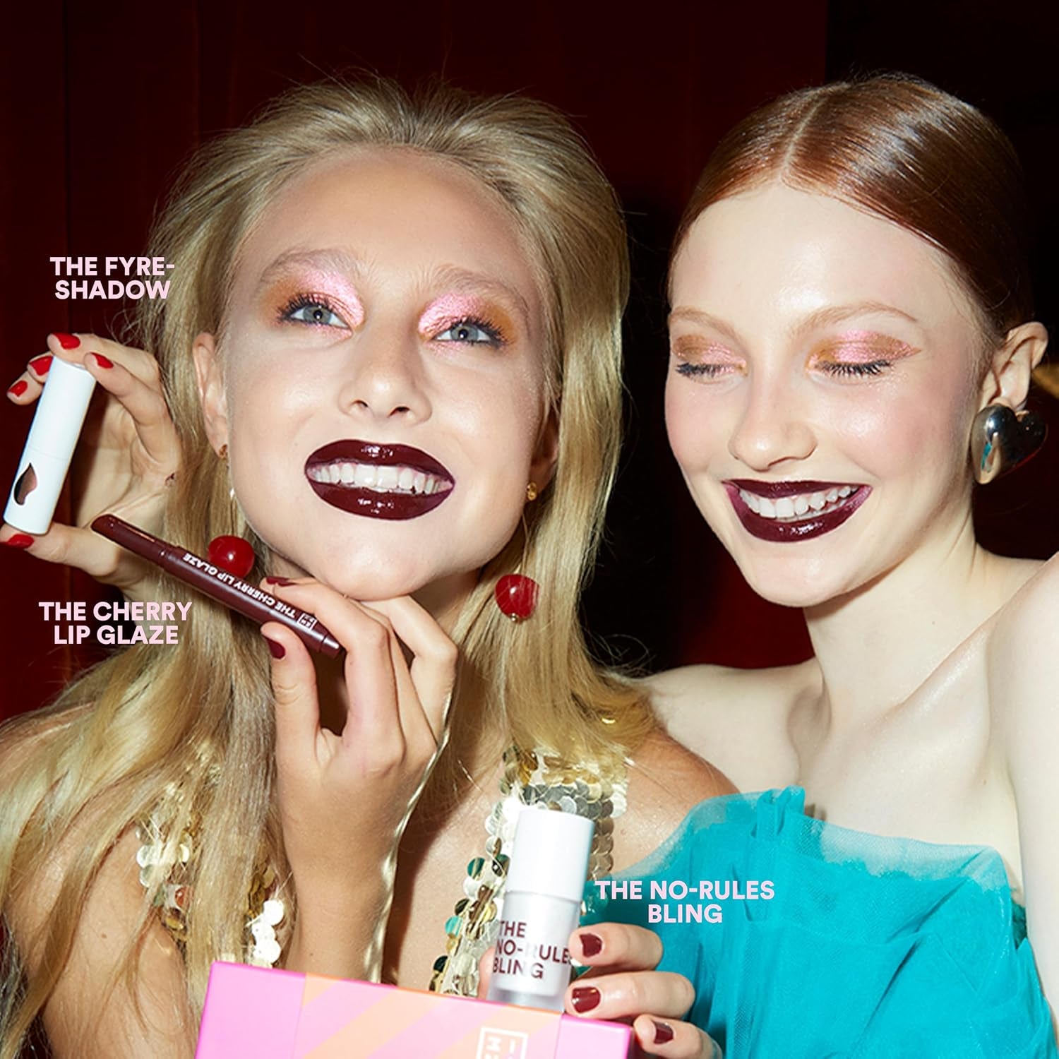 MAKEUP - the No-Rules Bling - Illuminante Liquido Scintillante - Illuminante Fluido in Crema 3 in 1 per Guance Labbra E Occhi - Formula Liquida-Crema Modulabile - Vegan - Cruelty Free
