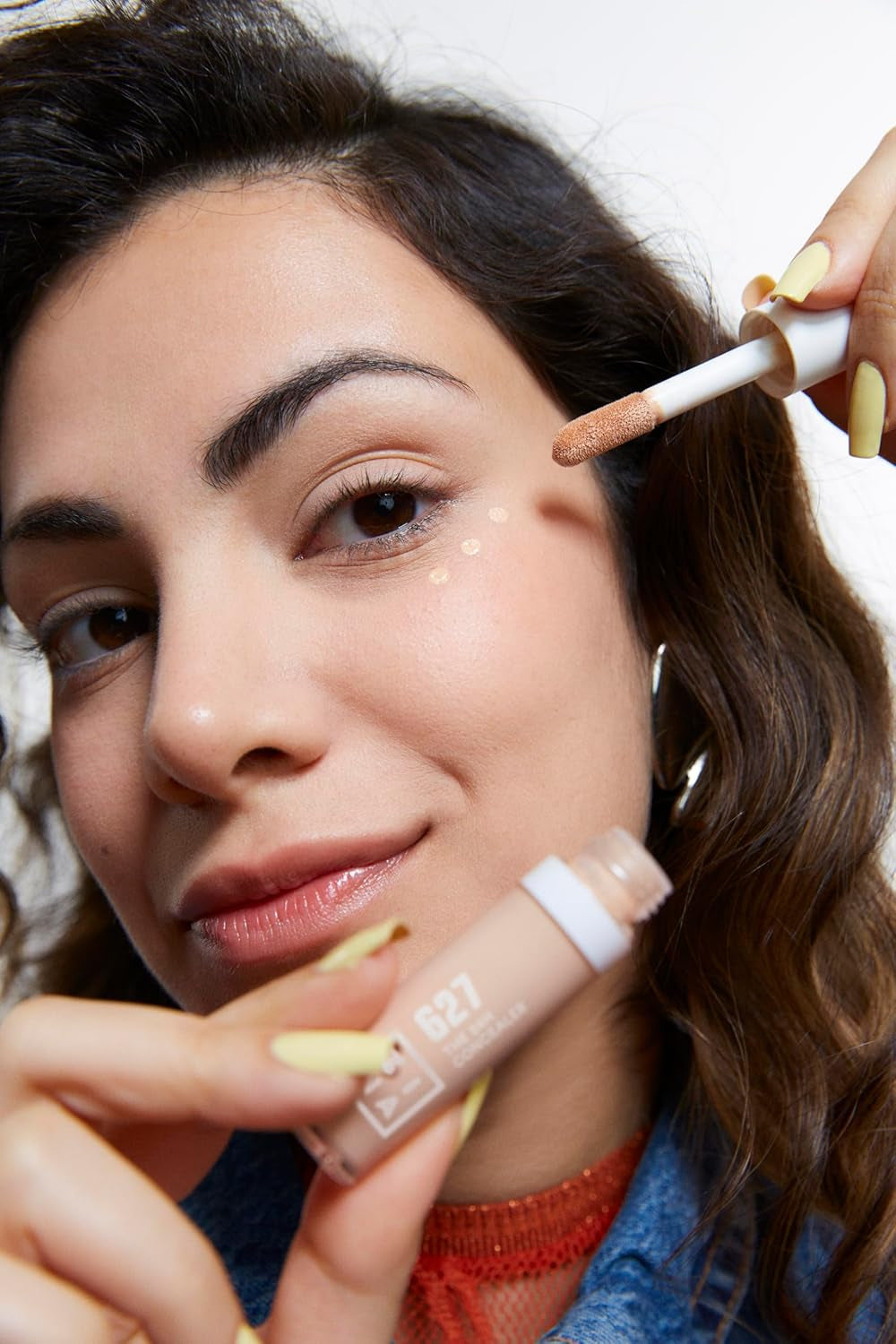 MAKEUP - the 24H Concealer 627 - Nudo Ultra Leggero - Corretore Liquido -24H Lunga Durata - Corretori Fondotinta Liquido - Copre Occhiaie E Piccole Rughe - Bacchetta - Vegan - Cruelty Free