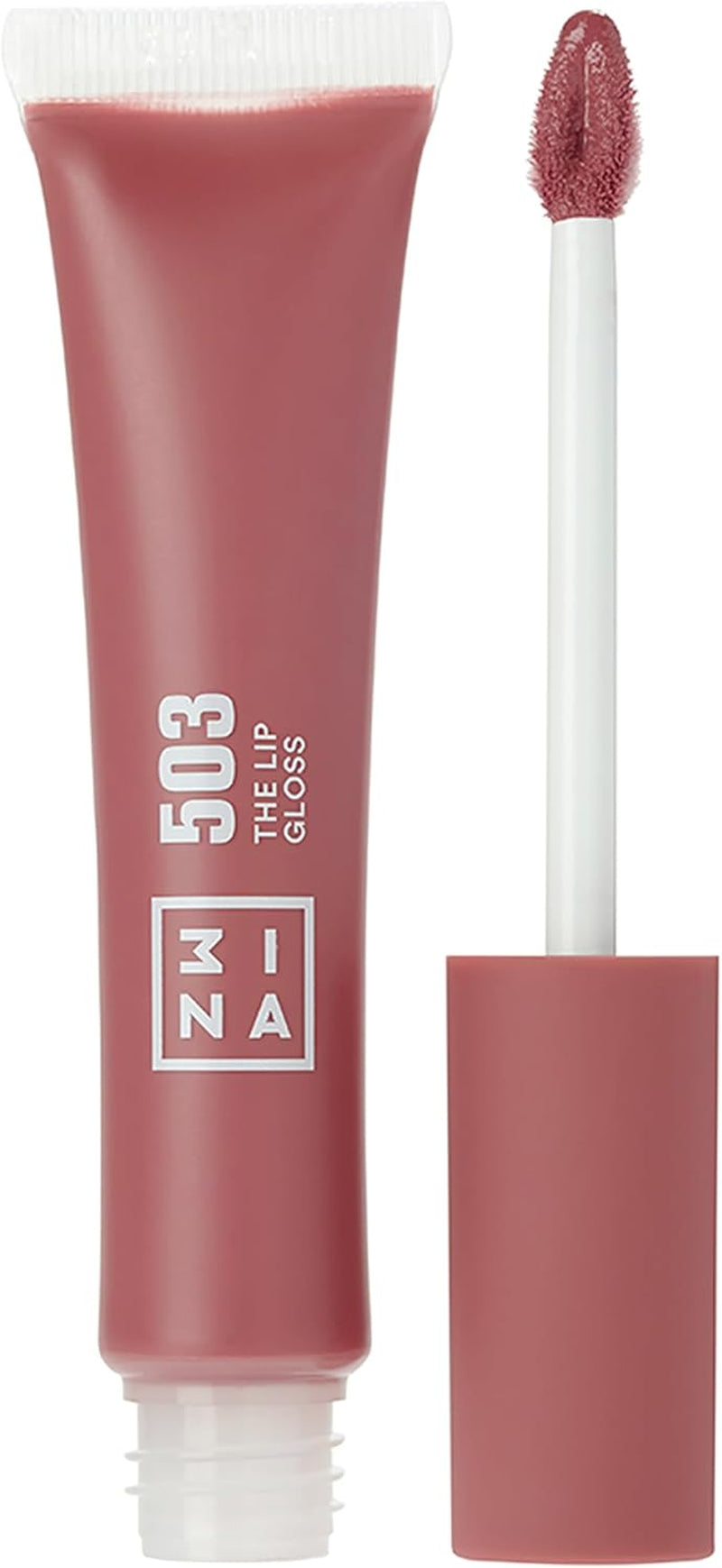 MAKEUP - Vegan - the Lip Gloss 503 - Nudo - Effetto Specchio - Look Lucido - Apparenza Cremosa - Altamente Pigmentato - Lucidalabbra Con Bacchetta -Formula Idratante - Cruelty Free
