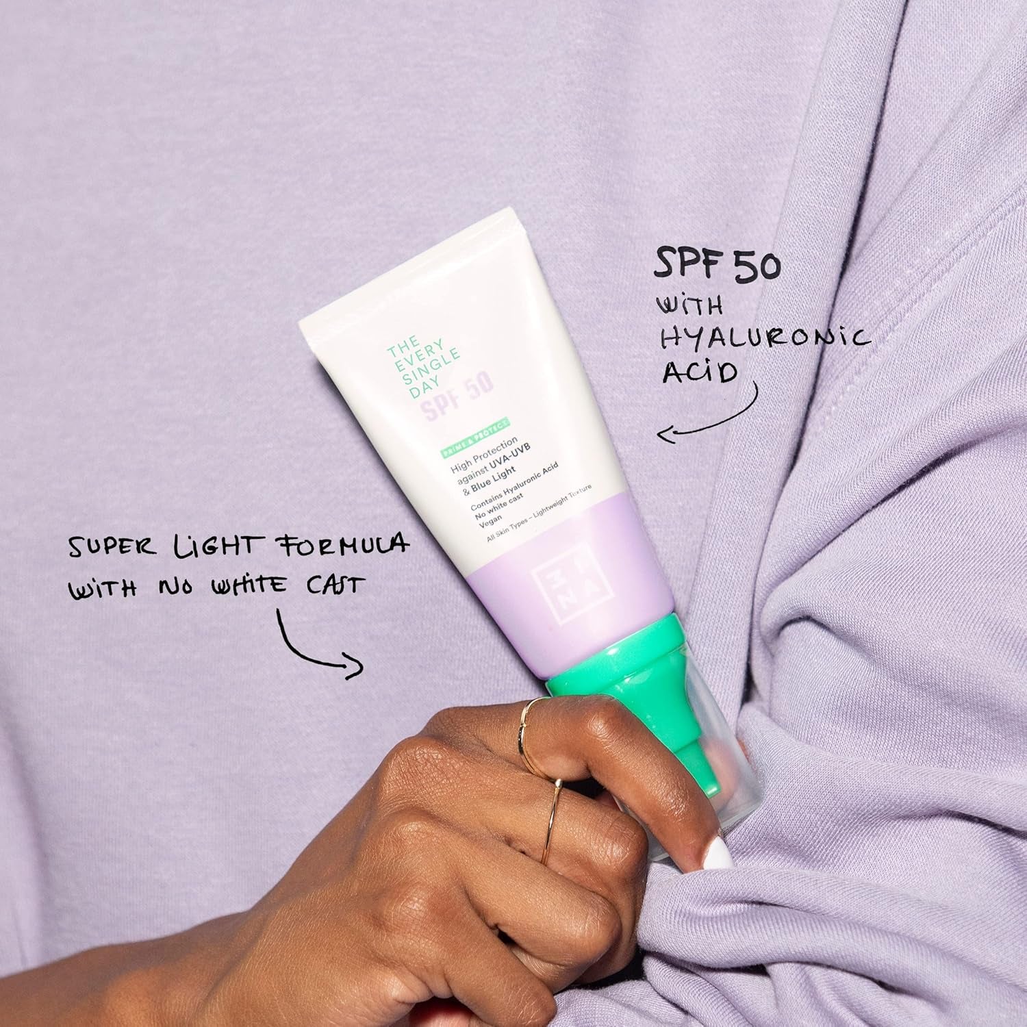 MAKEUP - Vegan - the Vit C Orange Serum + the Every Single Day SPF50-15% Di Vitamina C Stabilizzata - Crema Solare SPF 50 - Skincare Set