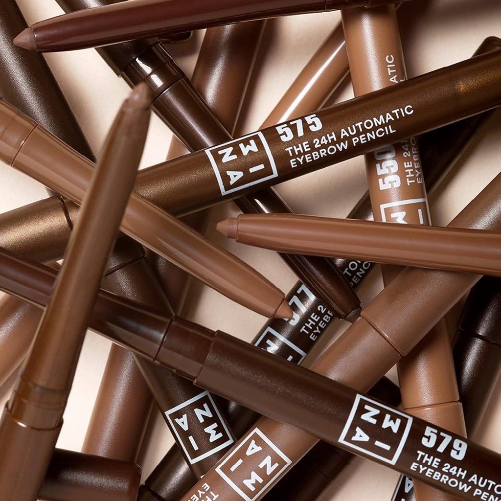 MAKEUP - the 24H Automatic Eyebrow Pencil 550 - Biondo - Matita Automatica Soppracciglia - Waterproof a Lunga Tenuta - Temperino Integrato - Definice E Scolpisce - Vegan - Cruelty Free