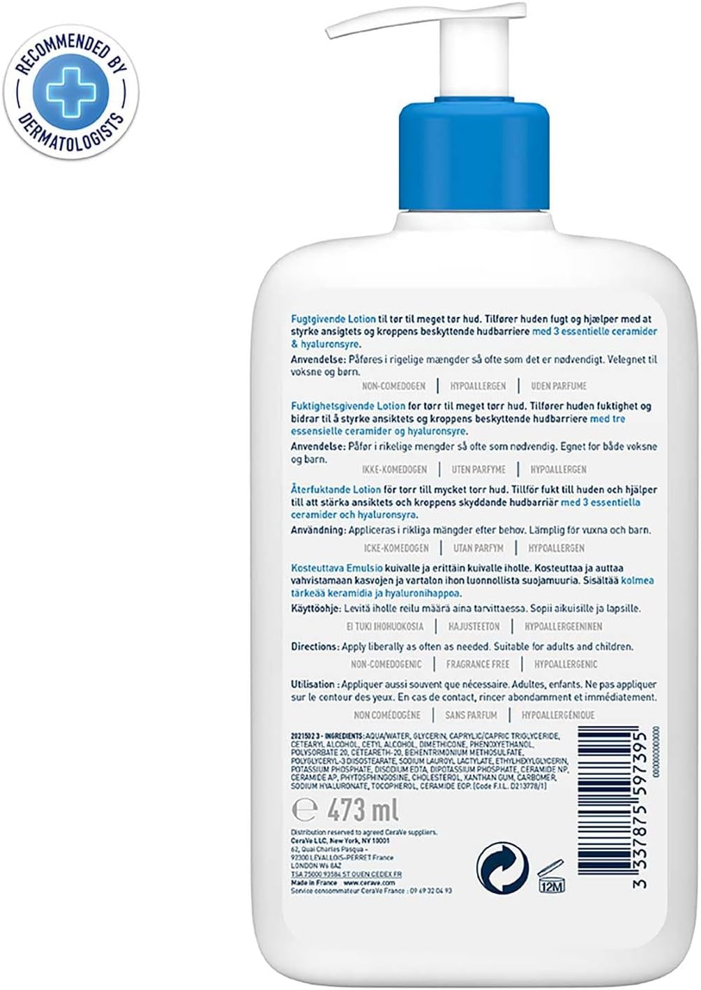 Moisturising Lotion 473 Ml